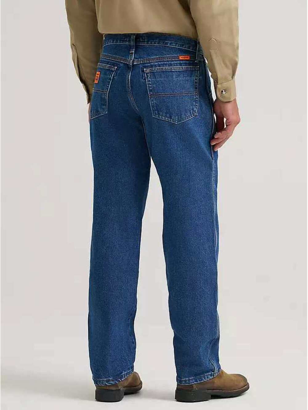 Wrangler Riggs Workwear FR Jeans Mens 36x34 Blue Flame Resistant Relaxed Fit NWT